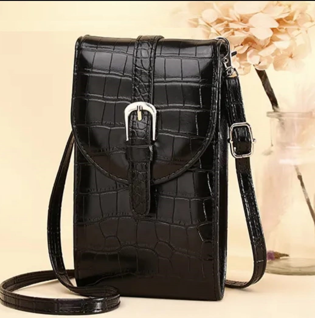 Crocodile Mini Cell Phone Handbag Case Shoulder Bag Pouch Purse Wallet