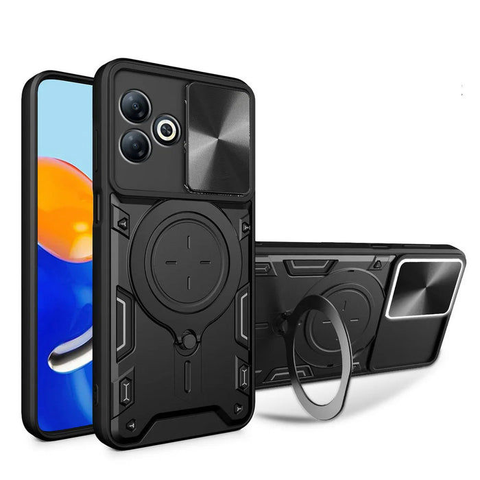 [Free Shipping} METAL RING HOLDER CASE FOR INFINIX Hot 30i