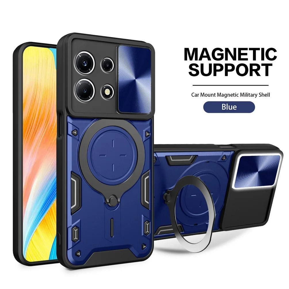 [Free Shipping} METAL RING HOLDER CASE FOR INFINIX NOTE 30 PRO