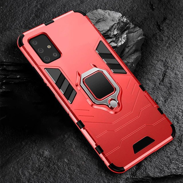 Samsung A51 Armor Shockproof Ring Holder Case