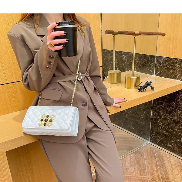 Pure Pearl Women's Handbag Leather Crossbody Bag PU Shoulder Bag Hand Bag
