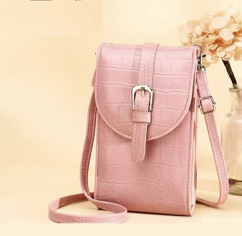 Crocodile Mini Cell Phone Handbag Case Shoulder Bag Pouch Purse Wallet