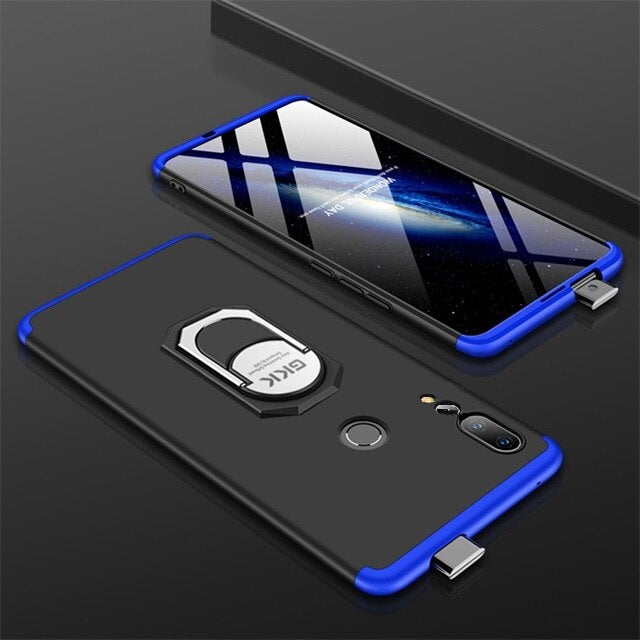 [FREE SHIPPING] Gkk 3in1 Full Protection Case With Ring Holder For  Huawei Y9 Prime 2019