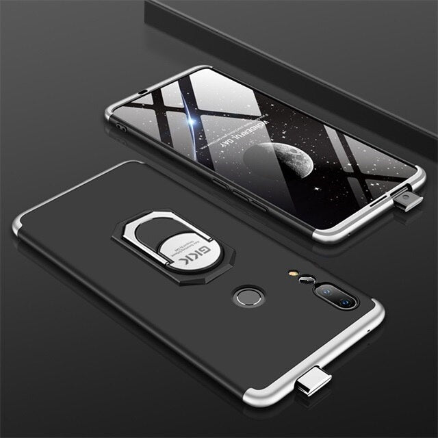[FREE SHIPPING] Gkk 3in1 Full Protection Case With Ring Holder For  Huawei Y9 Prime 2019