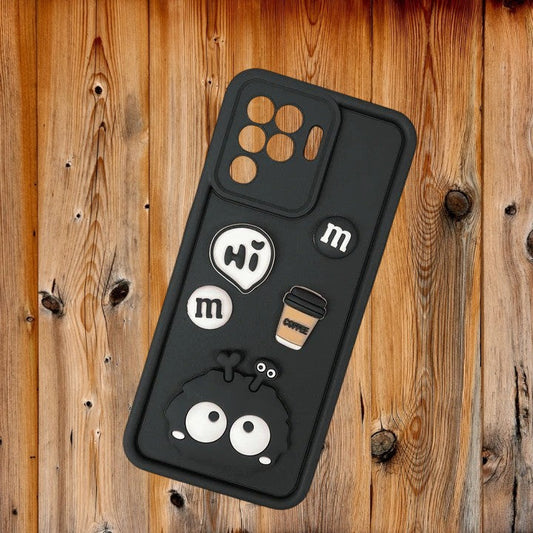 [FREE SHIPPING] 3D Briquette m&m icons Liquid silicon Case for Oppo F19 Pro