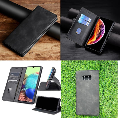 [FREE SHIPPING] Luxury Retro Stand Flip Leather Case For Samsung S8 Plus - Brown