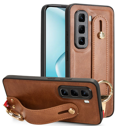 [FREE SHIPPING] BUSINESS PU LEATHER CASE FOR INFINIX HOT 50 PRO