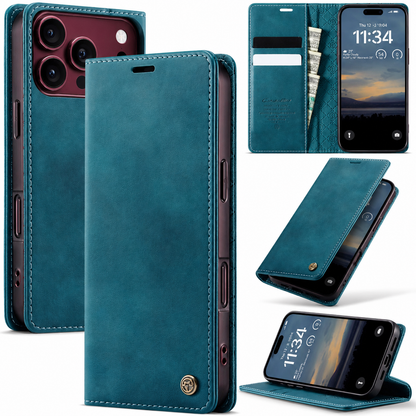 [FREE SHIPPING] CASEME RETRO FLIP LEATHER CASE FOR IPHONE 18 PRO MAX