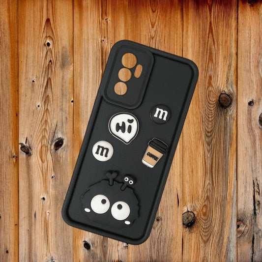 [FREE SHIPPING] 3D Briquette m&m icons Liquid silicon Case for Vivo V23e