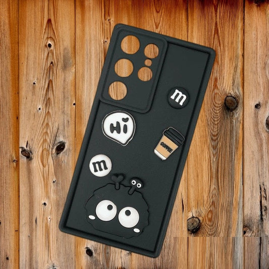 [FREE SHIPPING] 3D Briquette m&m icons Liquid silicon Case for Samsung S23 Ultra