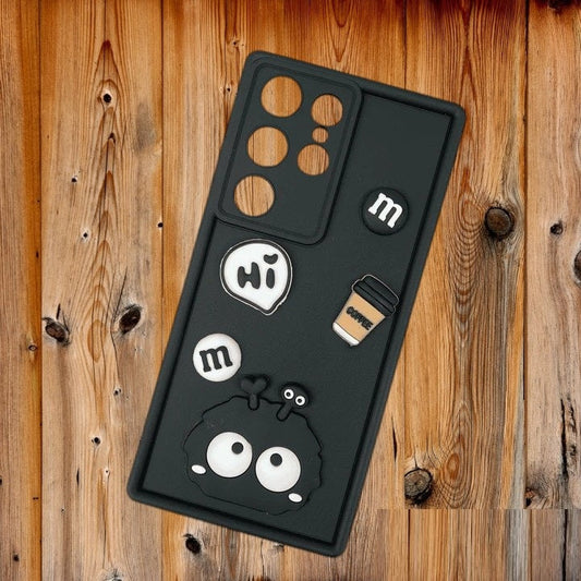 [FREE SHIPPING] 3D Briquette m&m icons Liquid silicon Case for Samsung S21 Ultra