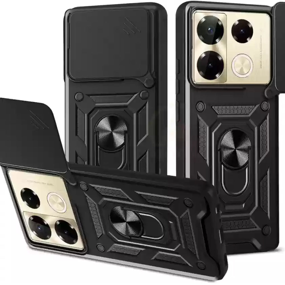 [FREE SHIPPING] ARMOR SHOCKPROOF (WITH RING HOLDER) FULL PROTECTION CASE FOR INFINIX NOTE 40 PRO