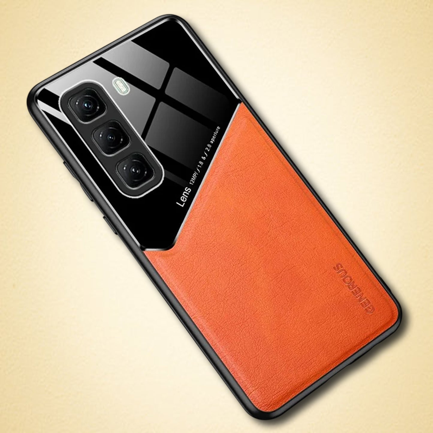 [FREE SHIPPING] LUXURY LEATHER CASE FOR INFINIX HOT 50 PRO PLUS