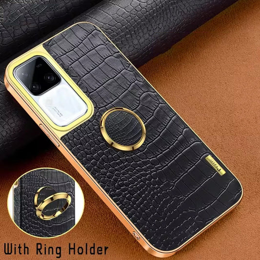 [FREE SHIPPING] Crocodile Pattern Leather Case For Vivo V30