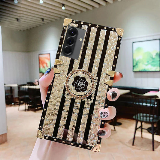 [ FREE SHIPPING] DIAMOND FASHION CASE WITH RING HOLDER FOR SAMSUNG A56