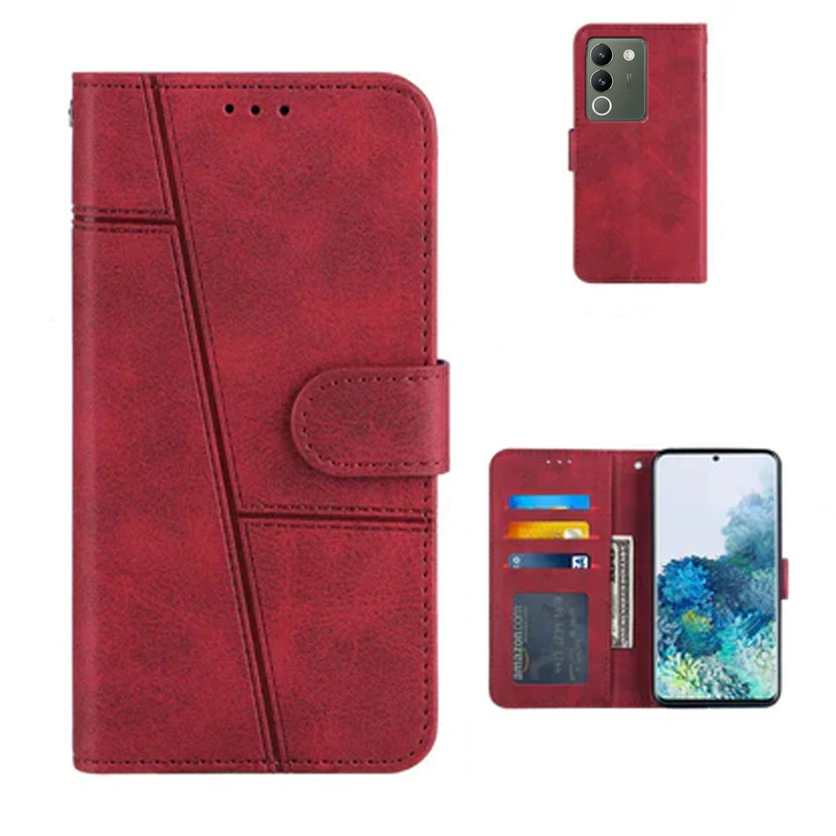 [FREE SHIPPING] BOOKLET CASE FOR VIVO V29E