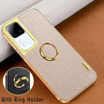 [FREE SHIPPING] Crocodile Pattern Leather Case For Vivo V30