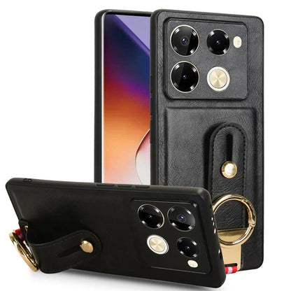 [FREE SHIPPING] BUSINESS PU LEATHER CASE FOR INFINIX NOTE 40