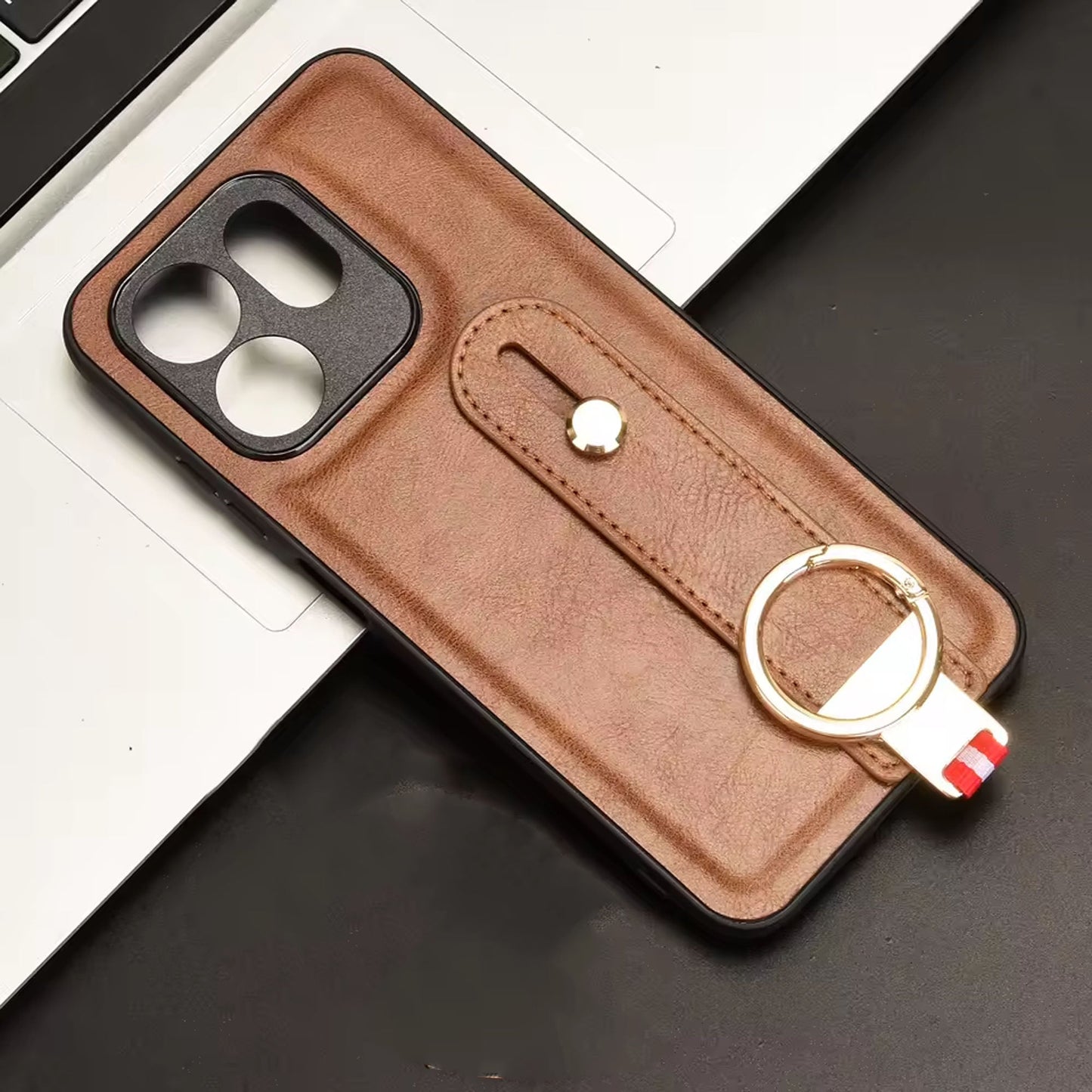 [FREE SHIPPING] BUSINESS PU LEATHER CASE FOR INFINIX HOT 50i/SMART 9