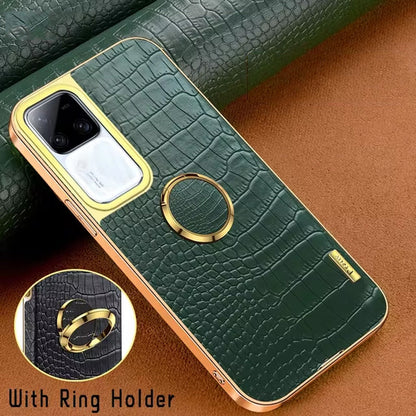 [FREE SHIPPING] Crocodile Pattern Leather Case For Vivo V30