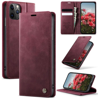 [ FREE SHIPPING] CaseMe Retro Leather Case For Iphone 11 Pro Max Book Style Flip Wallet Magnetic Cover Card Slots Case For Iphone 11 Pro Max
