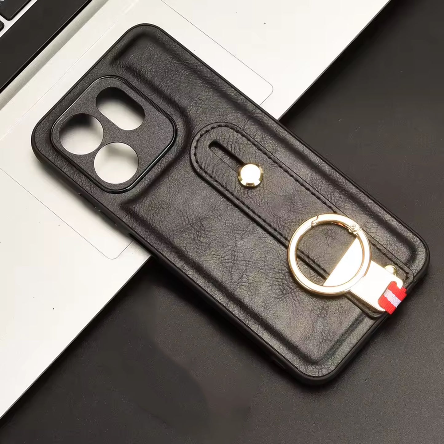 [FREE SHIPPING] BUSINESS PU LEATHER CASE FOR INFINIX HOT 50i/SMART 9