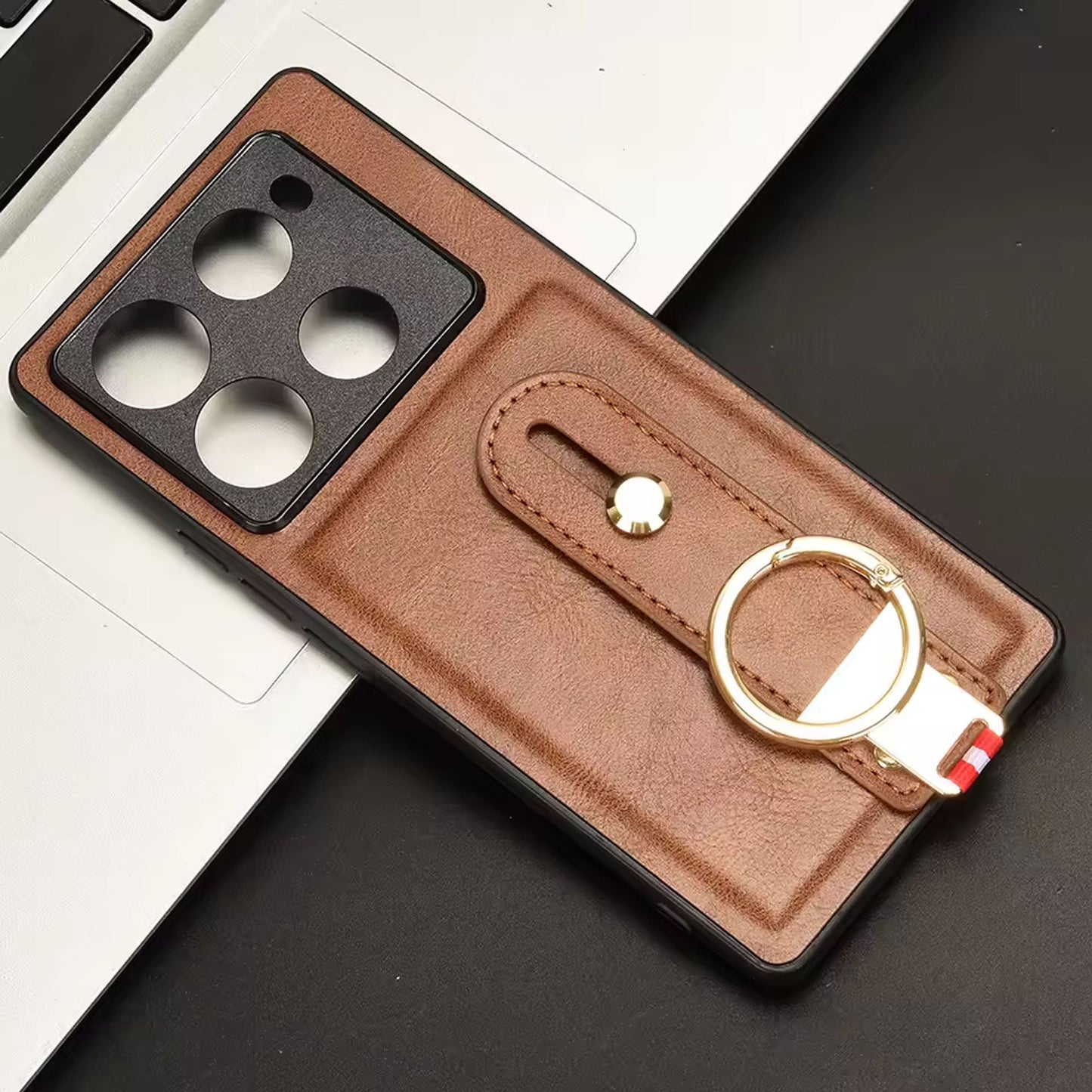 [FREE SHIPPING] BUSINESS PU LEATHER CASE FOR INFINIX NOTE 40 PRO