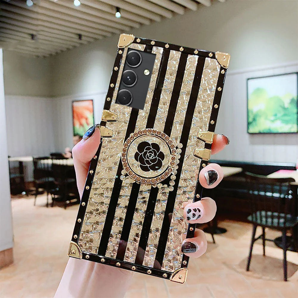 [ FREE SHIPPING] DIAMOND FASHION CASE WITH RING HOLDER FOR SAMSUNG A54