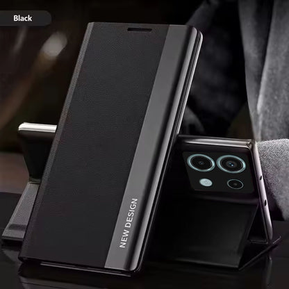 [FREE SHIPPING] CLASSIC BUSINESS FLIP CASE FOR  REDMI NOTE 13 PRO