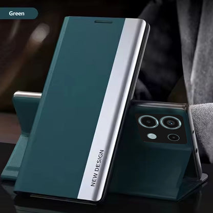 [FREE SHIPPING] CLASSIC BUSINESS FLIP CASE FOR  REDMI NOTE 13 PRO