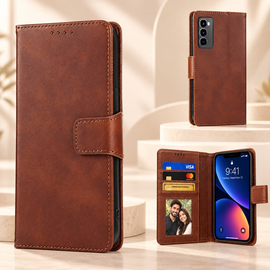 [FREE SHIPPING] FLIP LEATHER CASE FOR ITEL CITY 100