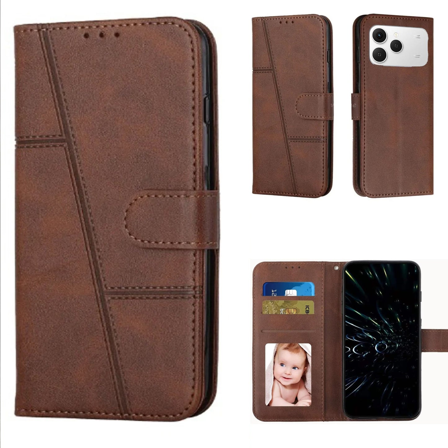 [FREE SHIPPING] BOOKLET CASE FOR TECNO SPARK 40