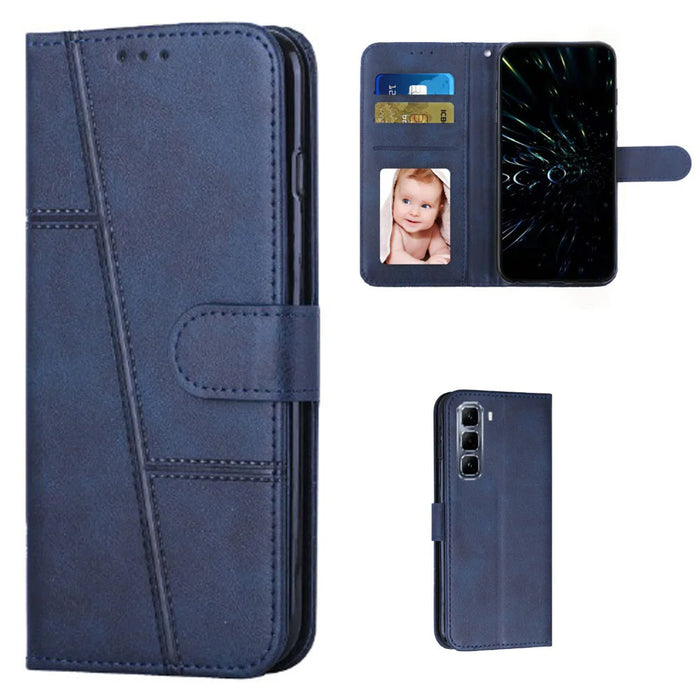 [FREE SHIPPING] BOOKLET LEATHER CASE FOR INFINIX HOT 50 PRO PLUS