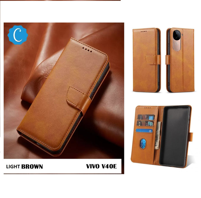 [FREE SHIPPING] BOOKLETLEATHER CASE FOR VIVO V40E
