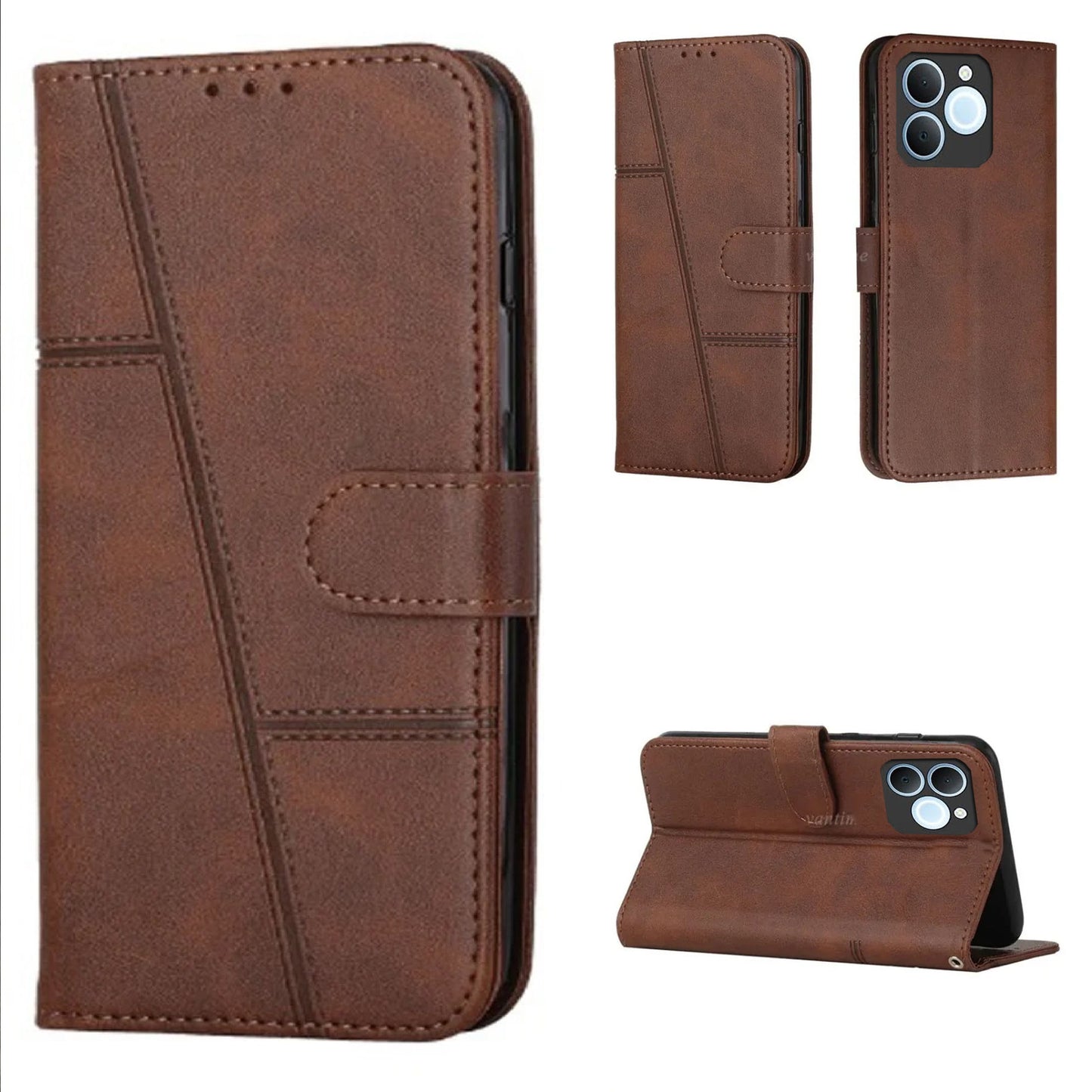 [FREE SHIPPING] BOOKLET LEATHER CASE FOR REALME NOTE 70