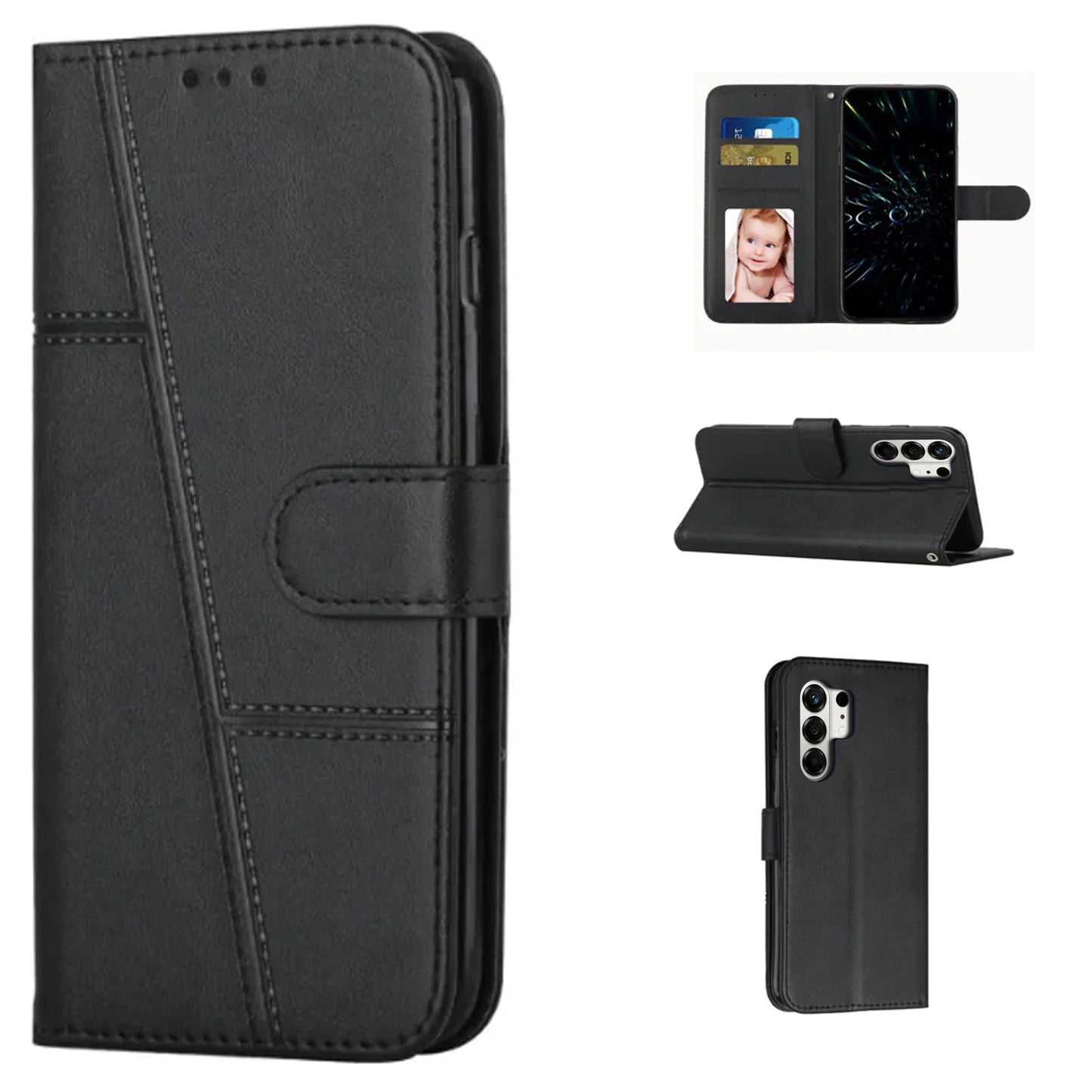 [FREE SHIPPING] BOOKLET LEATHER CASE FOR TECNO CAMON 50/CAMON 50 PRO