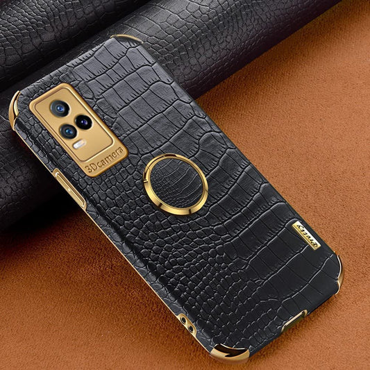 [ FREE SHIPPING] Crocodile Pattern Leather Case For Vivo V21e