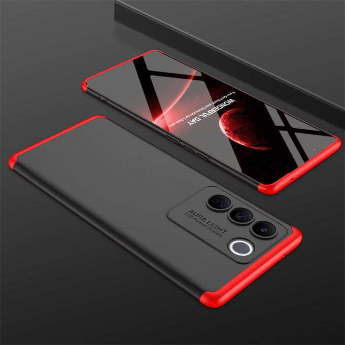 [ FREE SHIPPING] VIVO V27e- GKK ORIGINAL SHOCK PROOF FULL PROTECTION COVER 360 - RED & BLACK