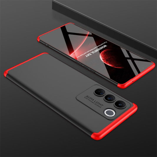 [ FREE SHIPPING] VIVO V27e- GKK ORIGINAL SHOCK PROOF FULL PROTECTION COVER 360 - RED & BLACK
