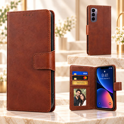 [FREE SHIPPING] FLIP LEATHER CASE FOR ITEL CITY 200