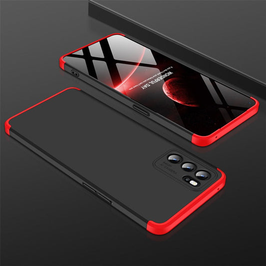 [ FREE SHIPPING] Oppo Reno 6 5g - Gkk Original Shock Proof Full Protection Cover 360 Case - Red & Black