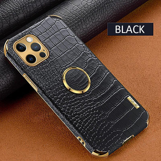 [ FREE SHIPPING] Crocodile Pattern Leather Case For Iphone 13 Pro Max
