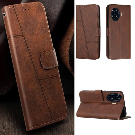 [FREE SHIPPING] BOOKLET  LEATHER CASE FOR TECNO SPARK 20 PRO PLUS