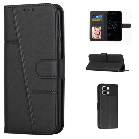 [FREE SHIPPING] BOOKLET LEATHER CASE FOR INFINIX NOTE 60