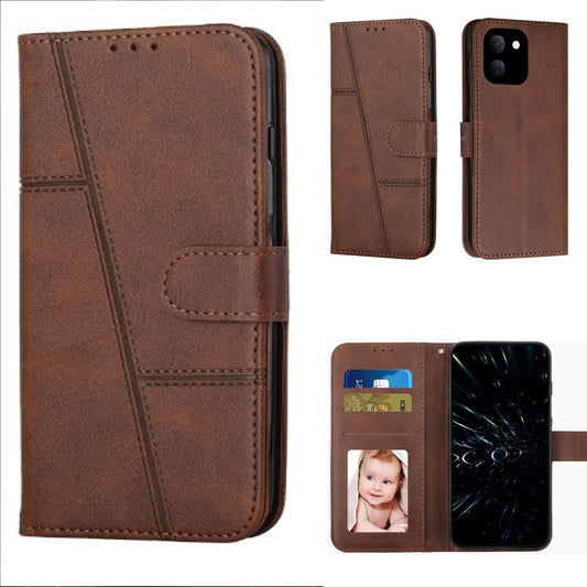 [FREE SHIPPING] BOOKLET LEATHER CASE FOR VIVO V80 LITE