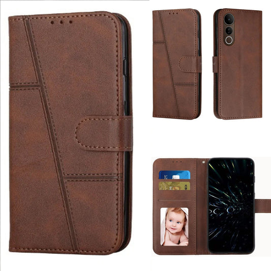 [FREE SHIPPING] BOOKLET LEATHER CASE FOR VIVO V70FE