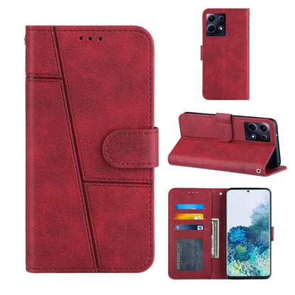RETRO BOOKLET LEATHER WALLET CASE FOR INFINIX NOTE 30 4G