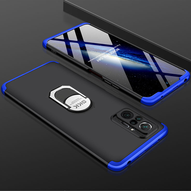 [ FREE SHIPPING] Redmi Note 10 / Note 10s - Gkk Original Shock Proof Full Protection Cover 360 Case With Ring Holder