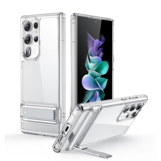 [FREE SHIPPING] Clear Kickstand Case For Samsung Galaxy S25 Ultra