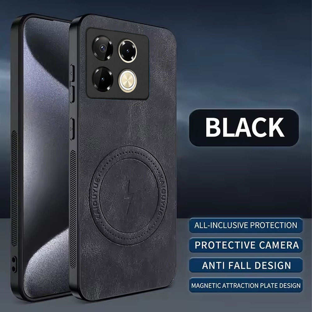 [FREE SHIPPING] SLIM MAGSAFE LEATHER CASE FOR INFINIX NOTE 40 PRO